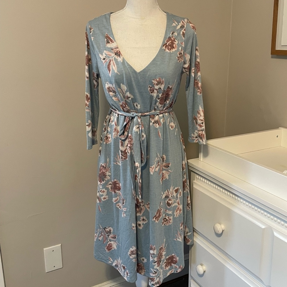 Pink blush Maternity Dress